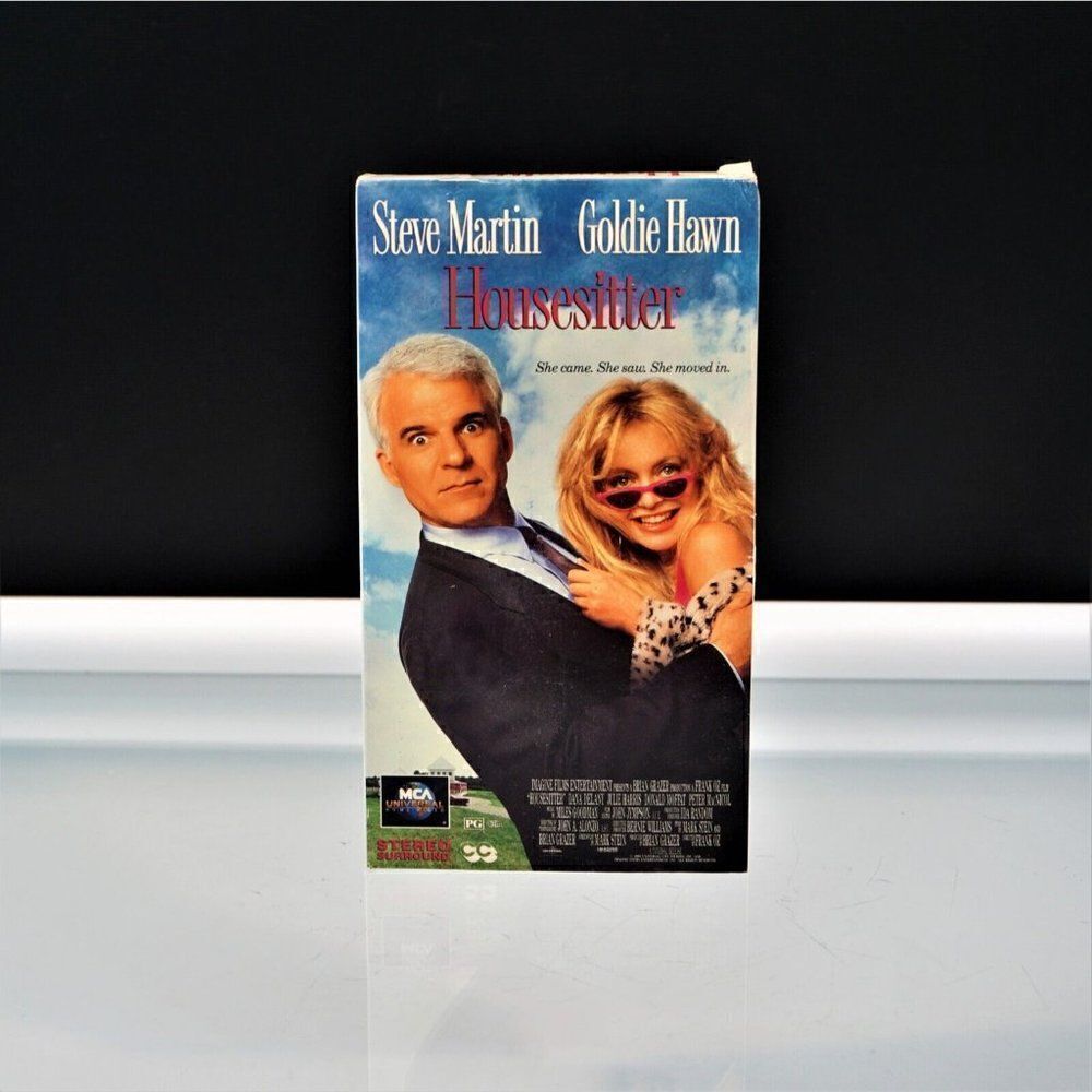 HOUSESITTER 1992 VHS Tape Steve Martin Goldie Hawn Video Universal MCA